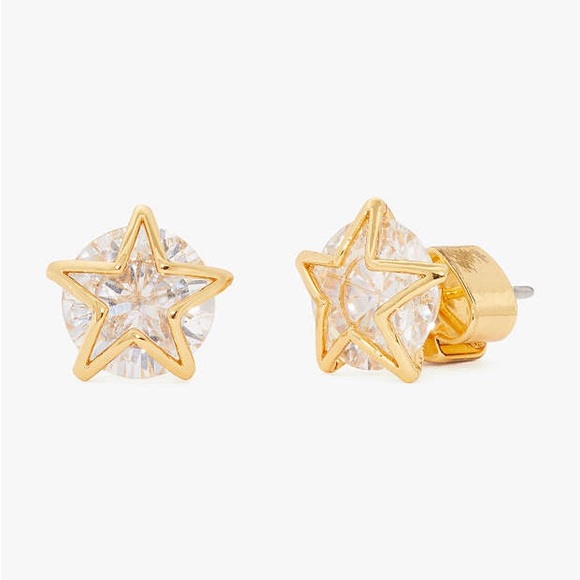 Kate Spade ♠️ Something Sparkly 🌟 Boxed Star Studs - Picture 2 of 3